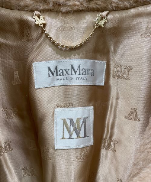 MaxMara（マックスマーラ）MaxMara (マックスマーラ) テディベアケープ キャメル サイズ:MLの古着・服飾アイテム
