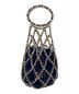 CHANEL（シャネル）の古着「ベルベットドローストリングバッグ」｜ブラック×シャンパンゴールド