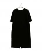BEAUTY&YOUTHビューティーアンドユース）の古着「コクーンショートスリーブドレス」｜ブラック