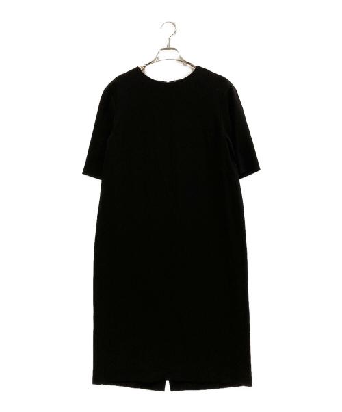 BEAUTY&YOUTH（ビューティーアンドユース）BEAUTY&YOUTH (ビューティーアンドユース) コクーンショートスリーブドレス ブラック サイズ:SIZE Mの古着・服飾アイテム