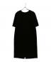 BEAUTY&YOUTH（ビューティーアンドユース）の古着「コクーンショートスリーブドレス」｜ブラック