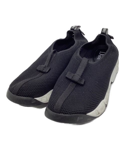 Christian Dior（クリスチャン ディオール）Christian Dior (クリスチャン ディオール) リボンスニーカー ブラック サイズ:34の古着・服飾アイテム