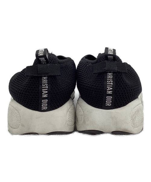 Christian Dior（クリスチャン ディオール）Christian Dior (クリスチャン ディオール) リボンスニーカー ブラック サイズ:34の古着・服飾アイテム