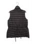 MONCLER (モンクレール) Padded Logo Patch Drawstring(ロゴパッチドローストリングジレ) ブラック サイズ:1：49800円