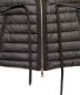中古・古着 MONCLER (モンクレール) Padded Logo Patch Drawstring(ロゴパッチドローストリングジレ) ブラック サイズ:1：49800円