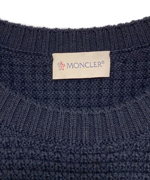 MONCLER（モンクレール）MONCLER (モンクレール) ニット ネイビー サイズ:XXLの古着・服飾アイテム
