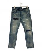 NEIGHBORHOODネイバーフッド）の古着「SCRATCH SAVAGE . DP NARROW C-PT」｜ブルー