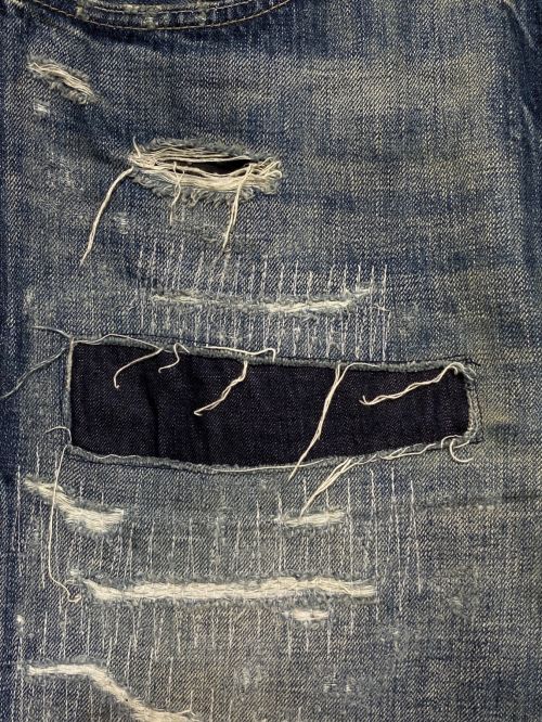 NEIGHBORHOOD（ネイバーフッド）NEIGHBORHOOD (ネイバーフッド) SCRATCH SAVAGE . DP NARROW C-PT ブルー サイズ:Mの古着・服飾アイテム