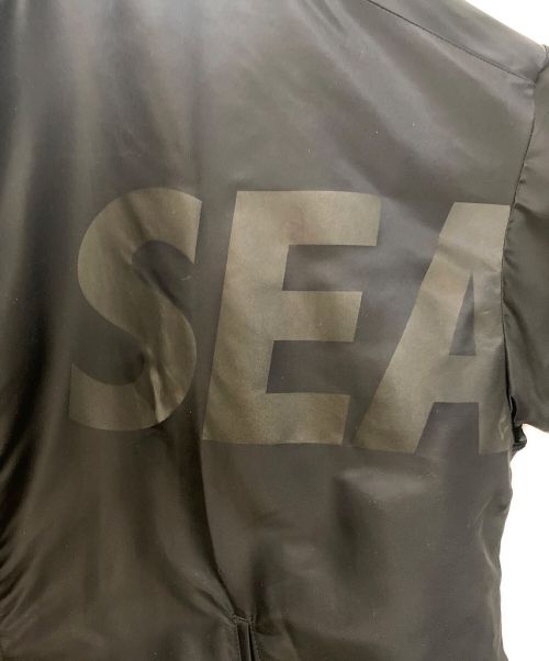 LIMI feu（リミフゥ）LIMI feu (リミフゥ) WIND AND SEA (ウィンダンシー) アシンメトリーブルゾン ネイビー サイズ:Mの古着・服飾アイテム