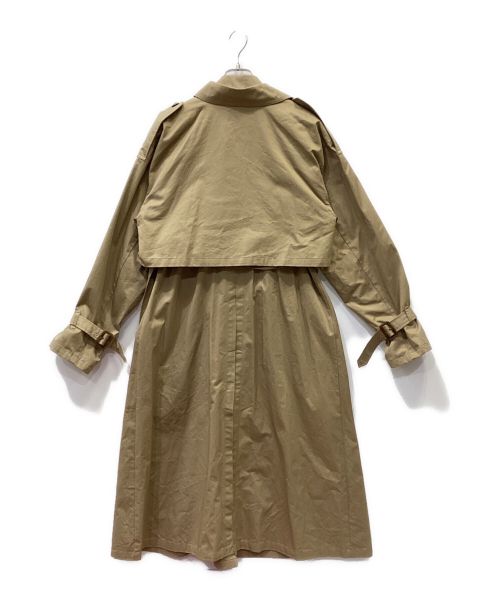 COLLAGE GALLARDAGALANTE（コラージュ ガリャルダガランテ）COLLAGE GALLARDAGALANTE (コラージュ ガリャルダガランテ) 3WAYトレンチコート ベージュ サイズ:Fの古着・服飾アイテム