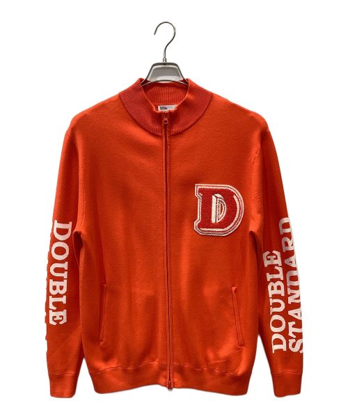 DOUBLE STANDARD CLOTHING（ダブルスタンダードクロージング）DOUBLE STANDARD CLOTHING (ダブルスタンダードクロージング) ジップアップニットジャケット オレンジ サイズ:Fの古着・服飾アイテム