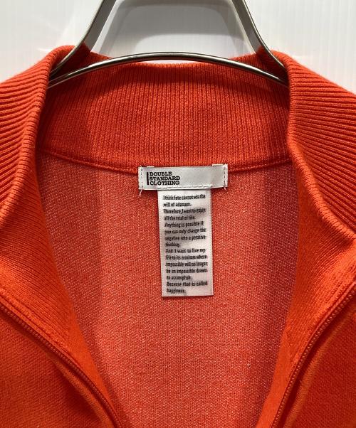 DOUBLE STANDARD CLOTHING（ダブルスタンダードクロージング）DOUBLE STANDARD CLOTHING (ダブルスタンダードクロージング) ジップアップニットジャケット オレンジ サイズ:Fの古着・服飾アイテム