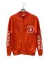 DOUBLE STANDARD CLOTHING（ダブルスタンダードクロージング）の古着「ジップアップニットジャケット」｜オレンジ
