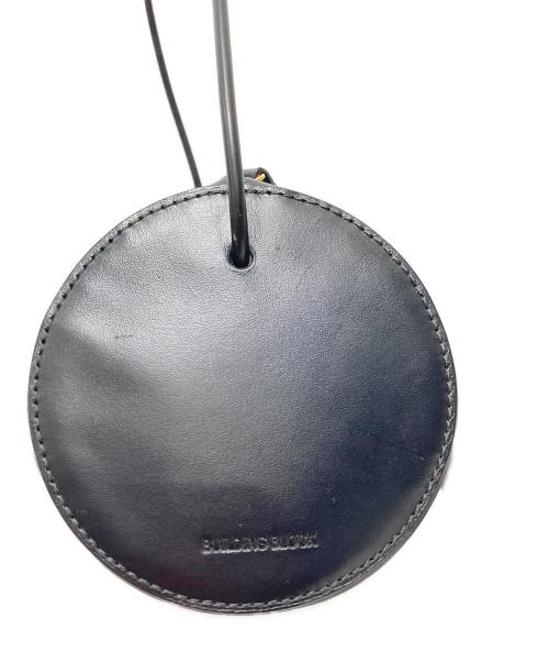 building block（ビルディングブロック）building block (ビルディングブロック) CYLINDER レザーショルダー ブラックの古着・服飾アイテム