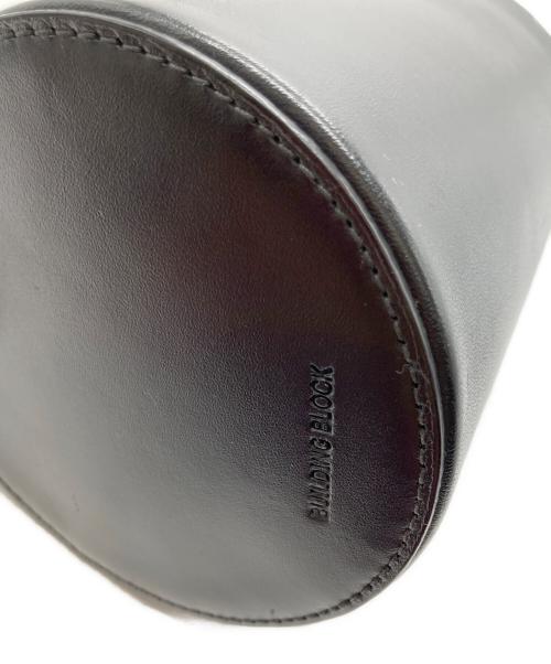 building block（ビルディングブロック）building block (ビルディングブロック) CYLINDER レザーショルダー ブラックの古着・服飾アイテム