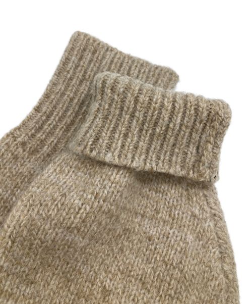 MIESROHE（ミースロエ）MIESROHE (ミースロエ) クロップドノルディックニット ベージュ サイズ:Fの古着・服飾アイテム