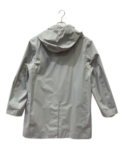 MACKINTOSH（マッキントッシュ）MACKINTOSH (マッキントッシュ) テックナイロン フード ステンカラーコート グレー サイズ:38の古着・服飾アイテム