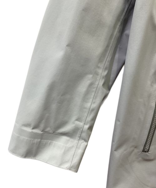 MACKINTOSH（マッキントッシュ）MACKINTOSH (マッキントッシュ) テックナイロン フード ステンカラーコート グレー サイズ:38の古着・服飾アイテム