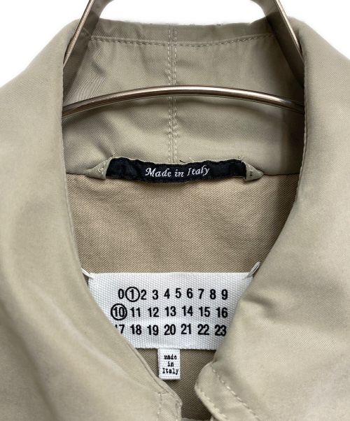 Maison Margiela（メゾンマルジェラ）Maison Margiela (メゾンマルジェラ) 23SS ピーチコットントレンチコート ベージュ サイズ:40の古着・服飾アイテム