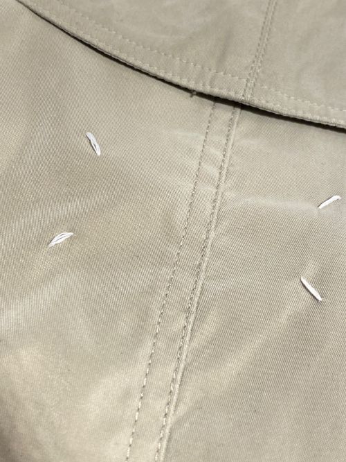 Maison Margiela（メゾンマルジェラ）Maison Margiela (メゾンマルジェラ) 23SS ピーチコットントレンチコート ベージュ サイズ:40の古着・服飾アイテム