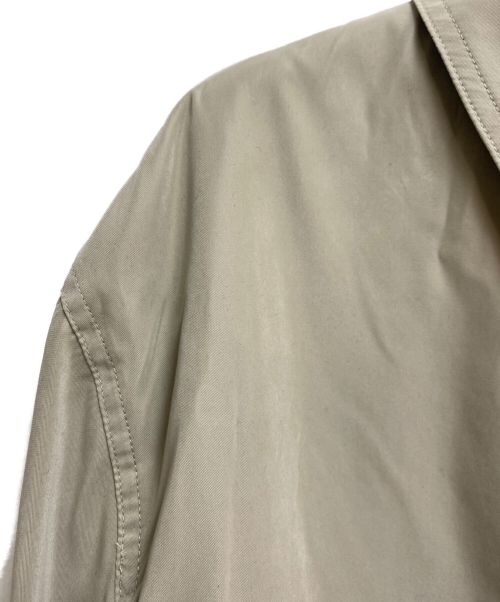 Maison Margiela（メゾンマルジェラ）Maison Margiela (メゾンマルジェラ) 23SS ピーチコットントレンチコート ベージュ サイズ:40の古着・服飾アイテム
