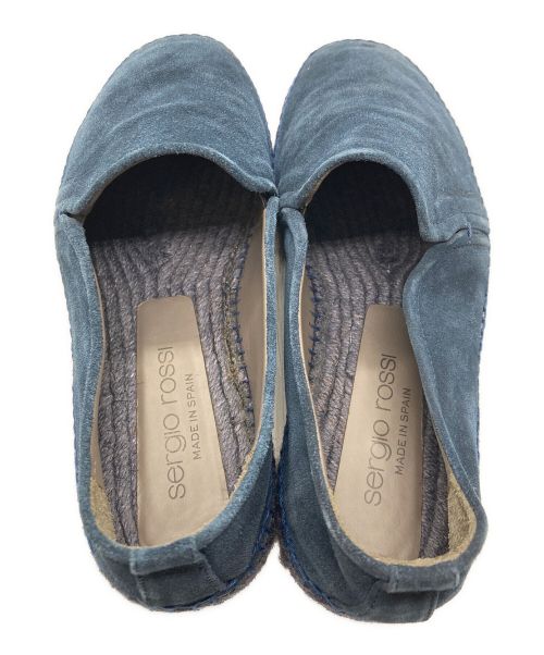 sergio rossi（セルジオロッシ）sergio rossi (セルジオロッシ) エスパドリーユ ネイビー サイズ:40の古着・服飾アイテム