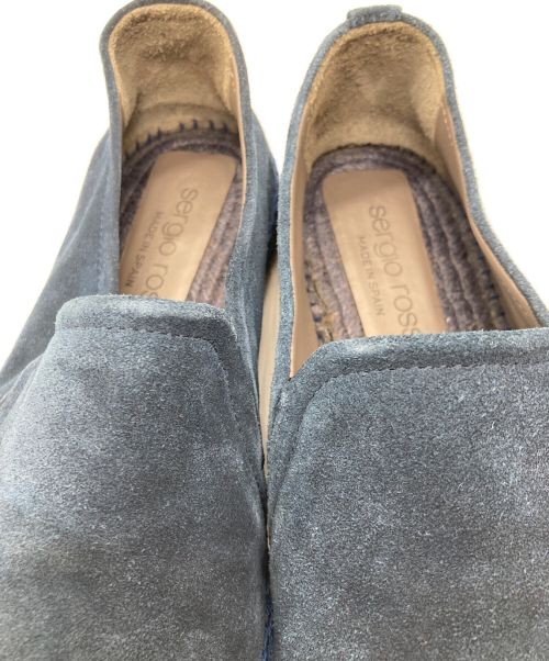 sergio rossi（セルジオロッシ）sergio rossi (セルジオロッシ) エスパドリーユ ネイビー サイズ:40の古着・服飾アイテム