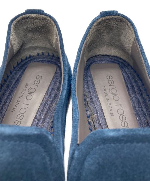 sergio rossi（セルジオロッシ）sergio rossi (セルジオロッシ) エスパドリーユ ネイビー サイズ:40の古着・服飾アイテム