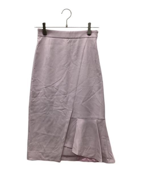 Pinky & Dianne（ピンキーアンドダイアン）Pinky & Dianne (ピンキーアンドダイアン) アシンメトリーラッフルヘムスカート ピンク サイズ:36 未使用品の古着・服飾アイテム