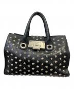 JIMMY CHOOジミーチュウ）の古着「ライリースモール2WAYバッグ」｜ブラック