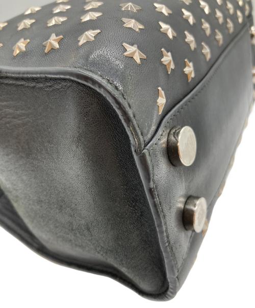 JIMMY CHOO（ジミーチュウ）JIMMY CHOO (ジミーチュウ) ライリースモール2WAYバッグ ブラックの古着・服飾アイテム