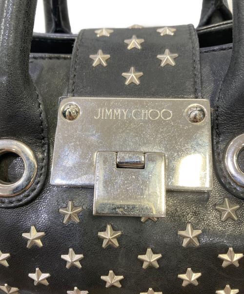 JIMMY CHOO（ジミーチュウ）JIMMY CHOO (ジミーチュウ) ライリースモール2WAYバッグ ブラックの古着・服飾アイテム