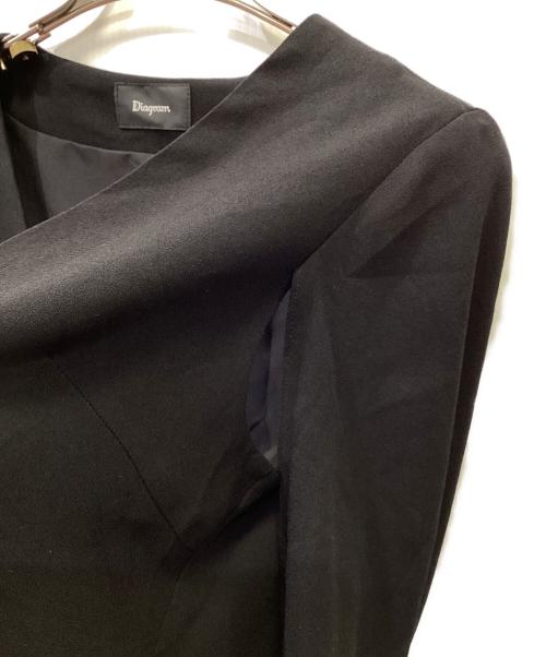 Diagram（ダイアグラム）Diagram (ダイアグラム) イレギュラーボレロ ブラック サイズ:38 未使用品の古着・服飾アイテム