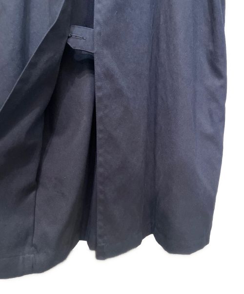 HERMES（エルメス）HERMES (エルメス) ダブル トレンチコート ネイビー サイズ:52の古着・服飾アイテム