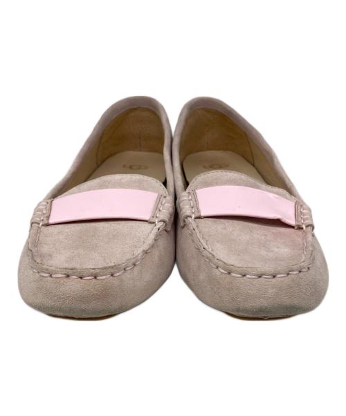 UGG（アグ）UGG (アグ) モカシンシューズ ピンク サイズ:23.5の古着・服飾アイテム