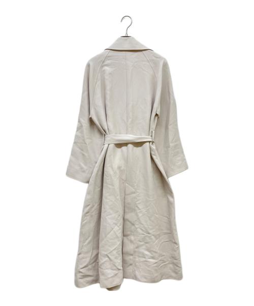 FRAY ID（フレイ アイディー）FRAY ID (フレイ アイディー) スプリングオーバーコート ピンクの古着・服飾アイテム