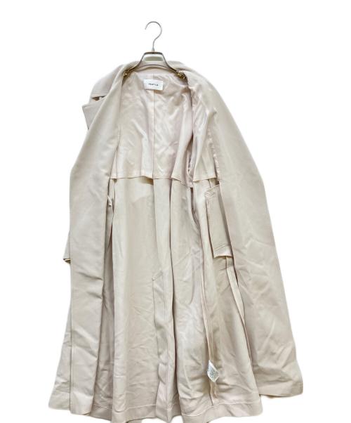 FRAY ID（フレイ アイディー）FRAY ID (フレイ アイディー) スプリングオーバーコート ピンクの古着・服飾アイテム