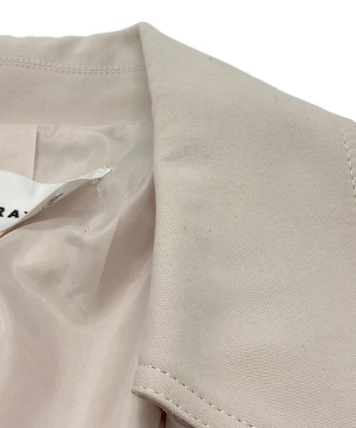 FRAY ID（フレイ アイディー）FRAY ID (フレイ アイディー) スプリングオーバーコート ピンクの古着・服飾アイテム