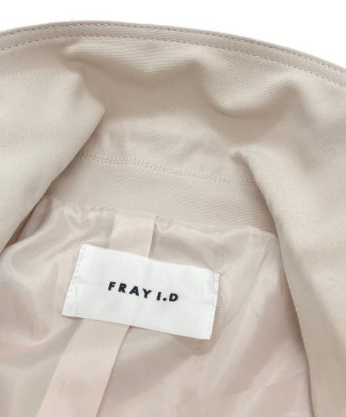FRAY ID（フレイ アイディー）FRAY ID (フレイ アイディー) スプリングオーバーコート ピンクの古着・服飾アイテム