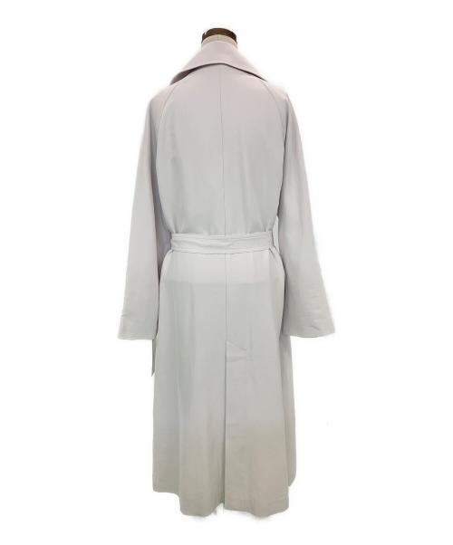 FRAY ID（フレイ アイディー）FRAY ID (フレイ アイディー) スプリングオーバーコート ピンクの古着・服飾アイテム