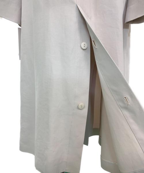 FRAY ID（フレイ アイディー）FRAY ID (フレイ アイディー) スプリングオーバーコート ピンクの古着・服飾アイテム
