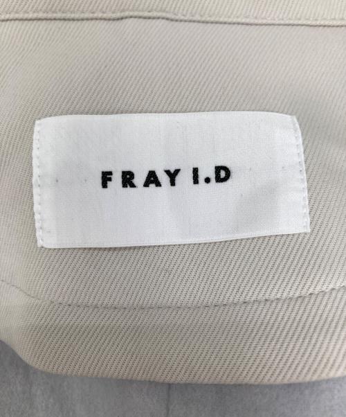 FRAY ID（フレイ アイディー）FRAY ID (フレイ アイディー) スタンドカラートレンチコート アイボリーの古着・服飾アイテム