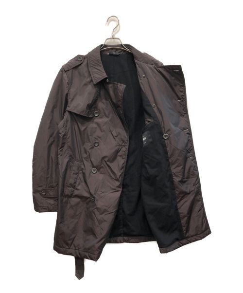 HEVO（イーヴォ）Hevo (イーヴォ) トレンチコート ブラウン サイズ:50の古着・服飾アイテム
