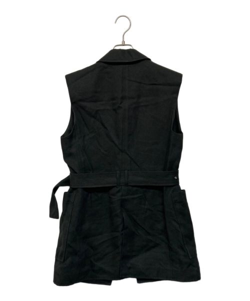 DES PRES（デ プレ）DES PRES (デ プレ) ヘビーオックスフォードリネン ベルテッドジレ ブラック サイズ:SIZE Freeの古着・服飾アイテム