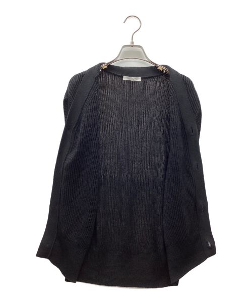 GALERIE VIE（ギャルリーヴィー）GALERIE VIE (ギャルリーヴィー) リネン Vネックベスト ブラック サイズ:FREEの古着・服飾アイテム