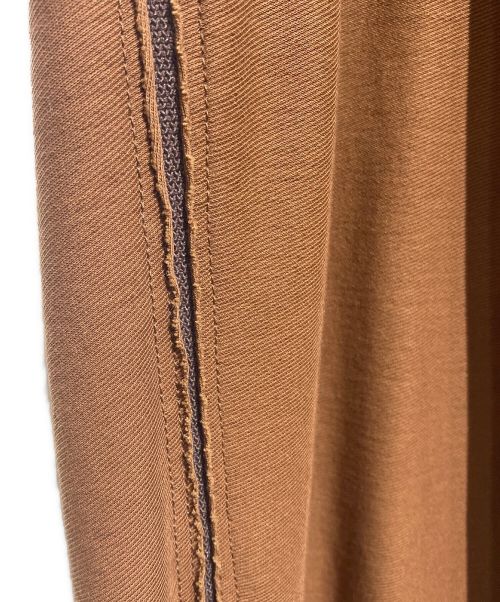 YOKE（ヨーク）YOKE (ヨーク) 1TUCK WIDE TROUSERS ブラウン サイズ:Sの古着・服飾アイテム