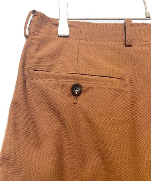 YOKE（ヨーク）YOKE (ヨーク) 1TUCK WIDE TROUSERS ブラウン サイズ:Sの古着・服飾アイテム