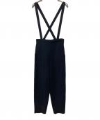 YONFAヨンファ）の古着「サスペンダーパンツ」｜ネイビー