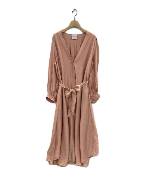 forte forte（フォルテ・フォルテ）forte forte (フォルテ・フォルテ) カシュクールワンピース ピンク サイズ:1の古着・服飾アイテム