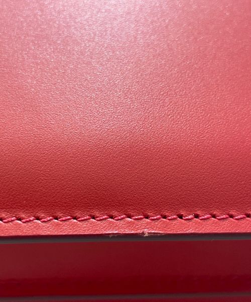 CELINE（セリーヌ）CELINE (セリーヌ) クラスプミディアム レッド サイズ:ミディアムの古着・服飾アイテム